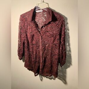 Maurices lace top - Women's plus size 0